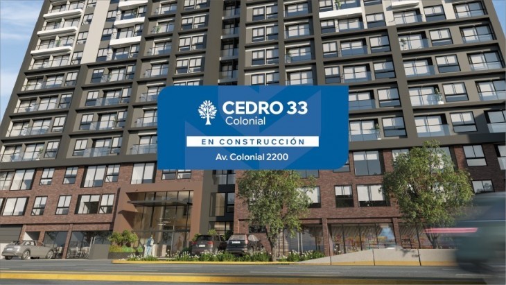 Fachada principal del proyecto Cedro 33 en Cercado de lima