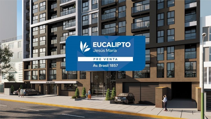 Fachada principal del proyecto Eucalipto en Jesus Maria