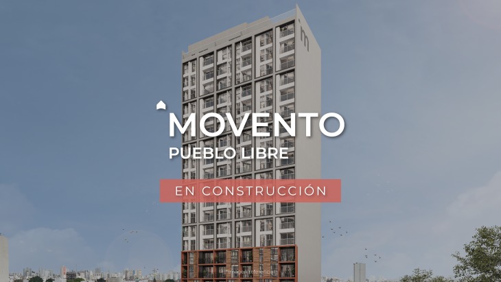 Fachada principal del proyecto Movento en Pueblo Libre