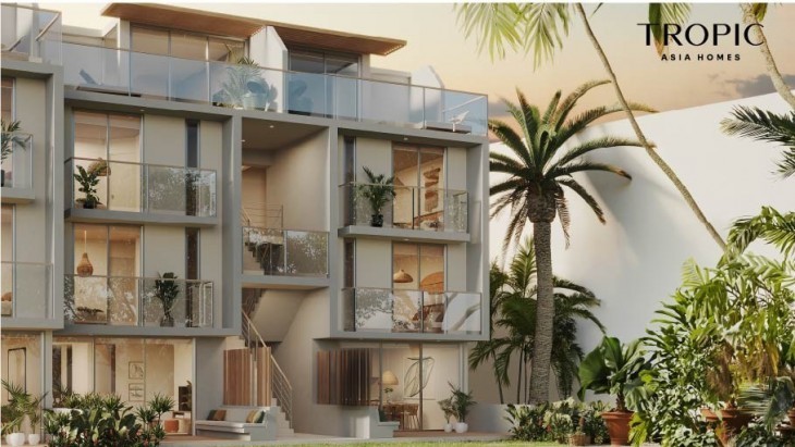 Fachada principal del proyecto TROPIC ASIA HOMES - BOULEVARD DE ASIA en Asia
